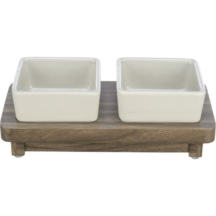 Gamelle pour chat - Trixie - CityStyle - Céramique - MDF - Antidérapante
