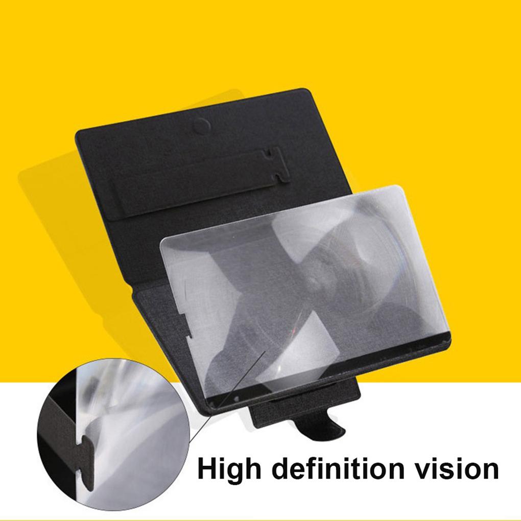 8'' Faltbarer Handy-Bildschirmvergrößerer 3D HD Bildschirmverstärker Ständer Halterung