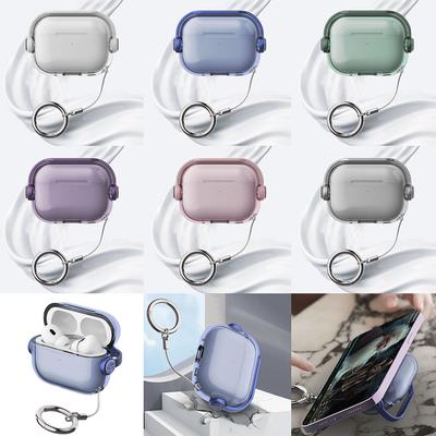 Новый чехол-держатель для музыки для AirPods 4 Pro 2 AirPods Pro3 Розовый Прозрачный Чехлы для Bluetooth-наушников для AirPods 2 3 Funda С
