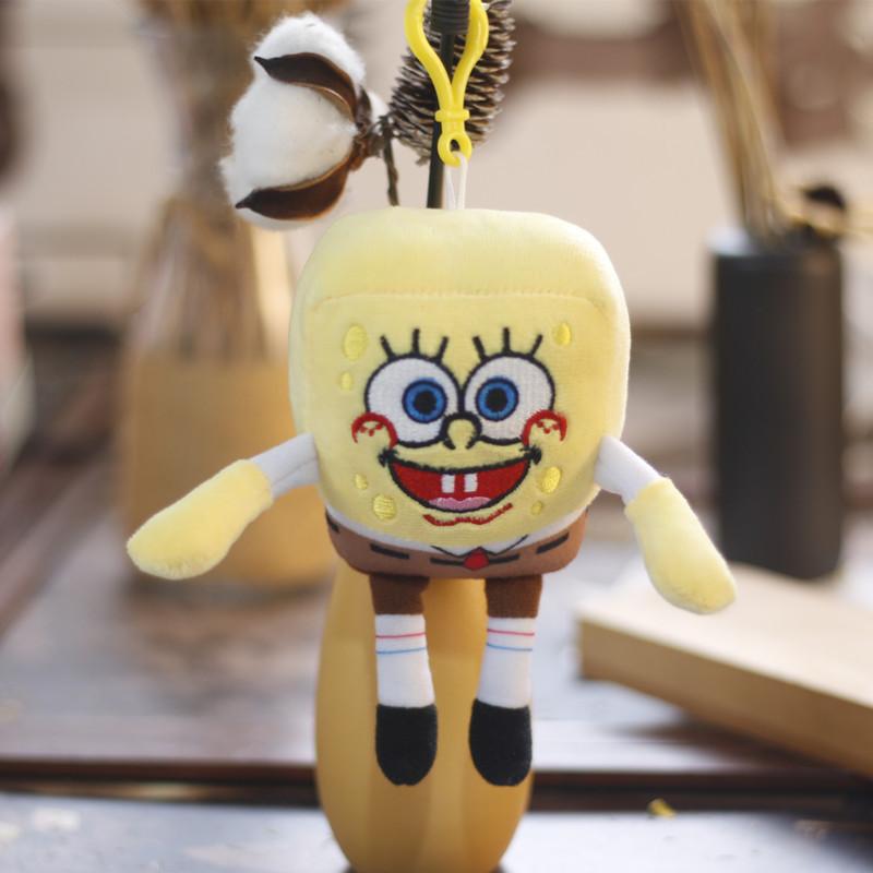 Adorable Spongebob Keychain Plush Toy Cute Patrick Bag Charm For Kids And Adults