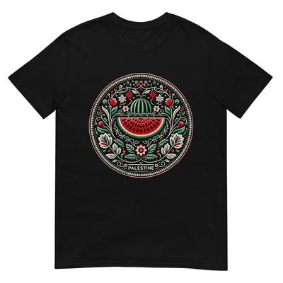 Frucht Wassermelone Free Palestine T-Shirt