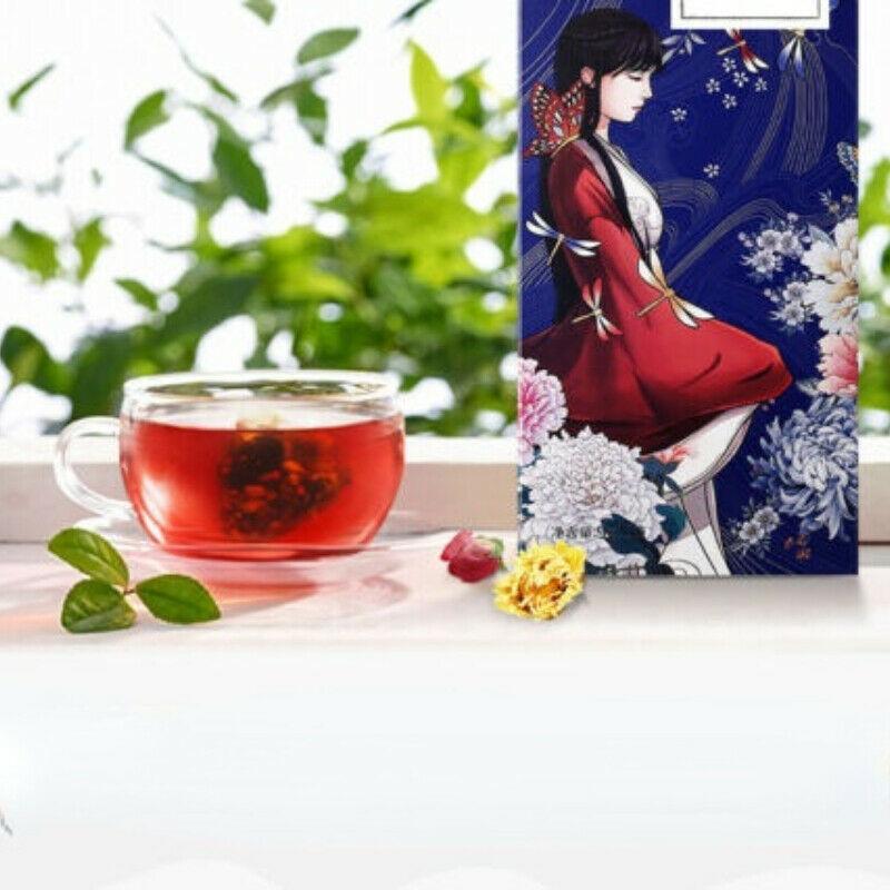 9 г * 10 чай с хризантемой Xiaoyao травяной чай с камелией Chixiaodou чай с ячменем — фото 5