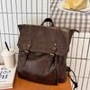 Backpack Women's Bag New Style Fashion Large Capacity College Student Schoolbag Commuter Bag Backpack
