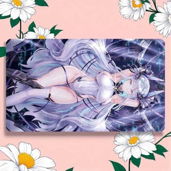 Senkou Dro Card Game Playmat Azur Lane Kiasaji Anime Goods TCG Moe No Frame (60cm 35cm 0.2cm)