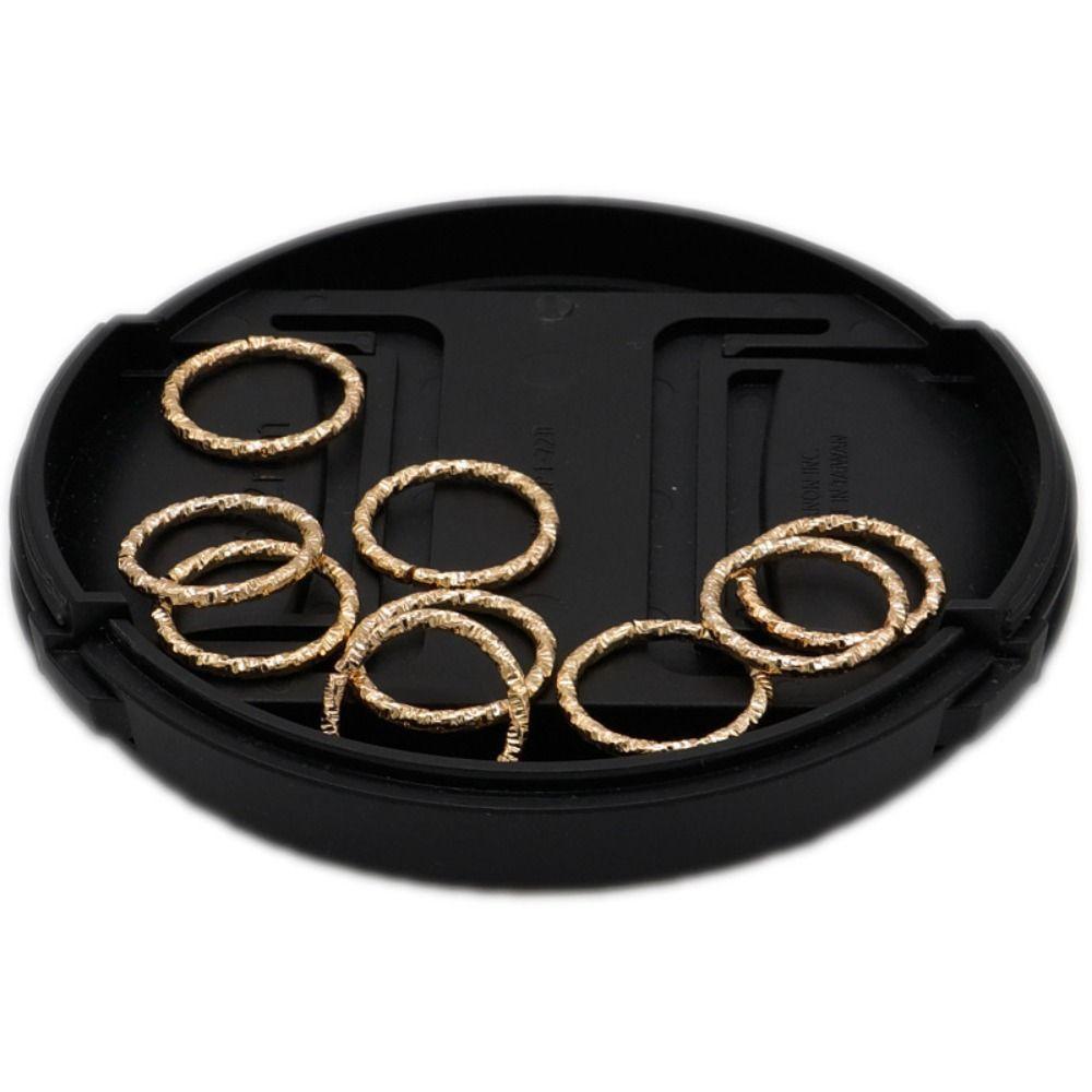 50PCS Big Hole Dreadlocks Beads Charm Cuff Clip Hair Braids Styling Tool Hair Rings