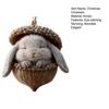 Ornamente Ghiande Animale de Pădure Acril 2D Con de Pin Animal Pandantiv Pom de Crăciun Ornament de Crăciun Pădure Coz pentru Decor Acasă