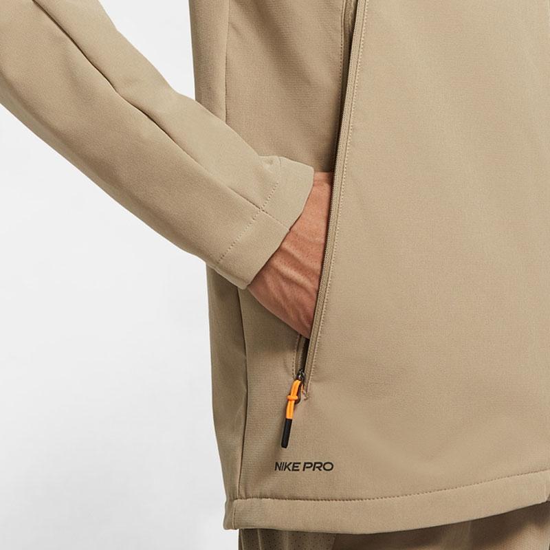 Nike Logo Woven Casual Training Hooded Jacket Men Jackets Khaki CU7347-247