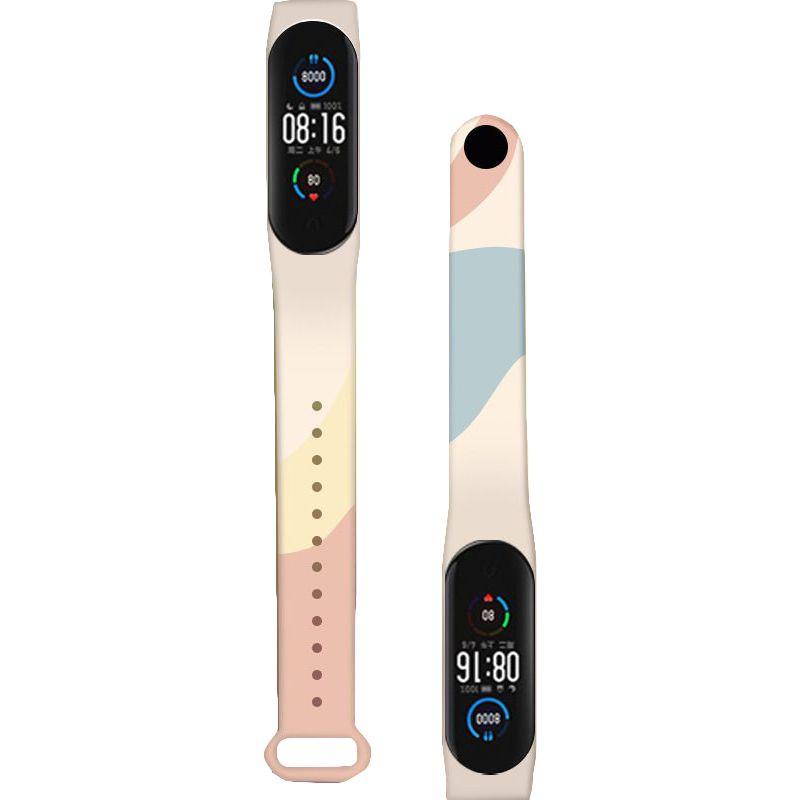 Replace Your Wristband With This Morandi Graffiti Strap For Xiaomi Mi Band 3/4/5/6