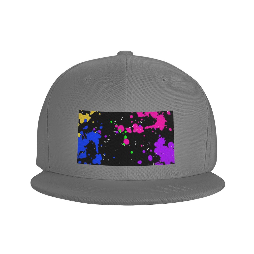 Colorful Graffiti Splatter Print Baseball Caps Snapback Fashion Baseball Hats Breathable Casual Casquette Outdoor for Unisex