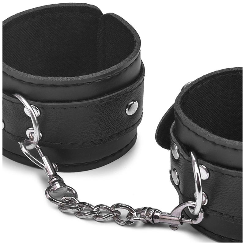 Leather Handcuffs For Sex Toys For Woman Couples Esposas Bdsm Bondage Handcuffs Exotic Accessories Adult Games