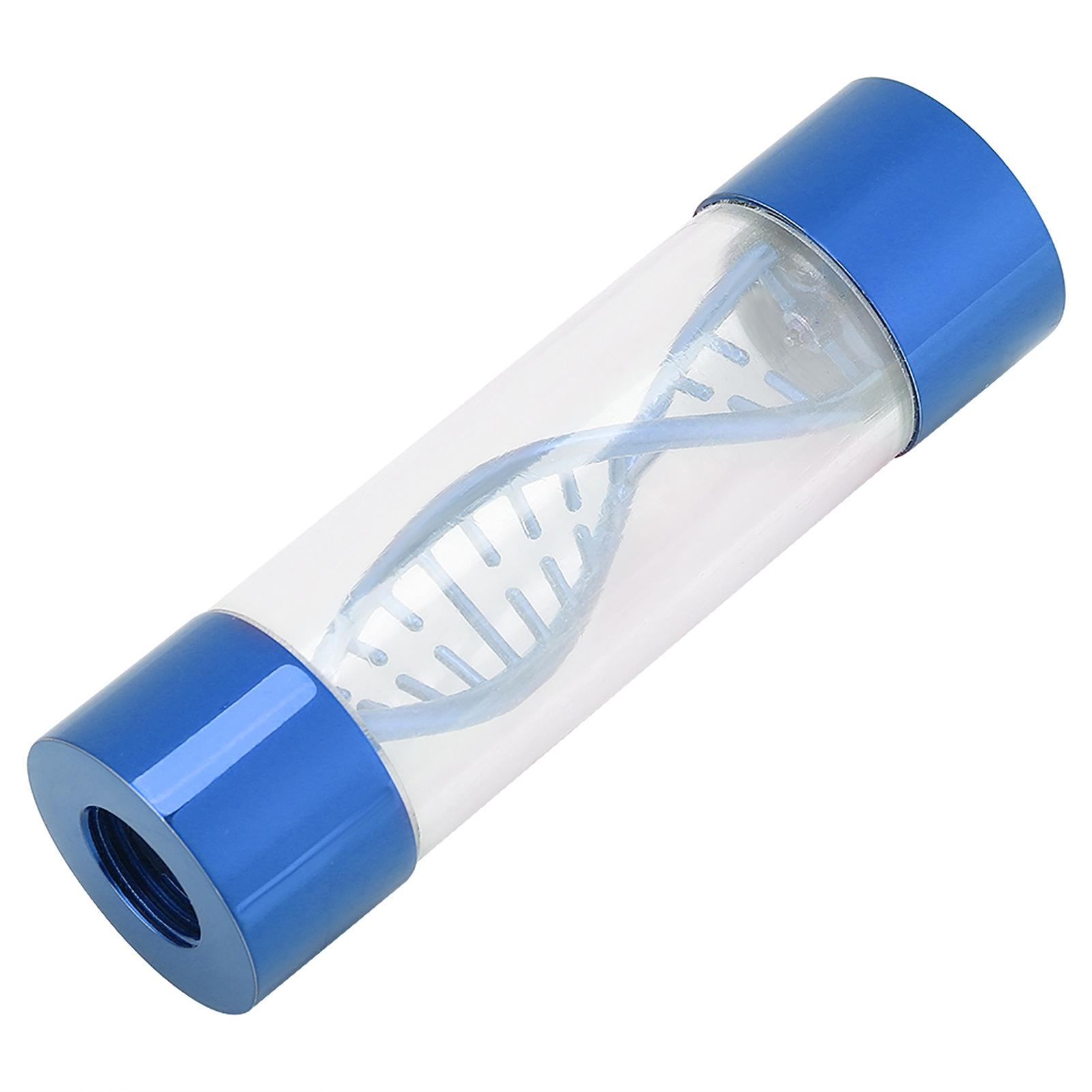 

Расходомер воды многоцветный металлический спиральный G14 внутренняя резьба для компьютерного водяного охлаждения(зеленый ) синий