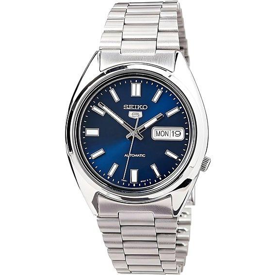 Восстановленные мужские часы Seiko 5 Automatic SNXS77 SNXS77K1 SNXS77K синий
