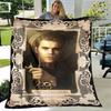The Vampire Diaries Damon Salvatore Decken warme Flanelldecken Picknickdecke Heimreise Decke Bettwäsche Geburtstagsgeschenk