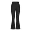 High Waist Flared Yoga Pants for Women Stretch Leggings Athletic Workout Trousers with Seam Detailing