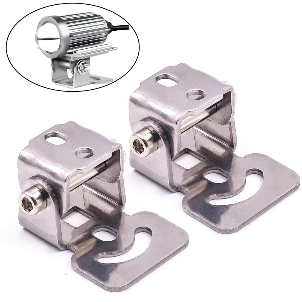 X-STYLE Motorcycle Fog Light Stay, Work Light, Mounting Stay, Adjustable Angle, Small, Mini Stay,