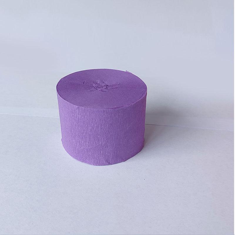 Crinkled Handmade Crepe Paper Roll for Kids' DIY Projects and Kindergarten Decor