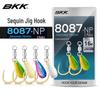 BKK Black King Saltwater Willow Leaf Spinner Jig 8087-NP, Fast Twitch & Slow Roll Jig with Big Fish Hook.