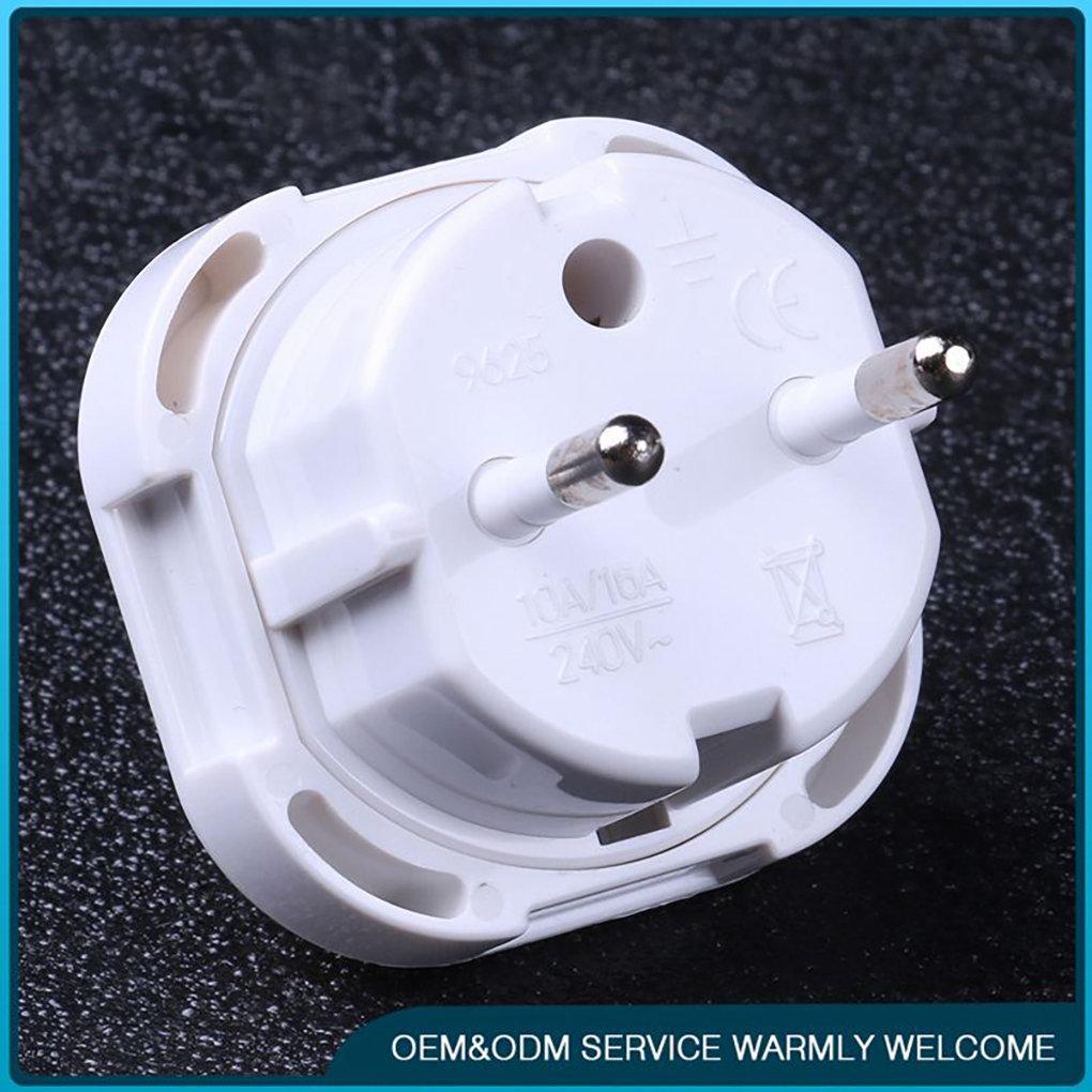 Steckdosenadapter Flammhemmend Reise Geschäftsreise Wandsteckdosen-Konverter UK auf EU Stecker Ladebuchsen-Adapter