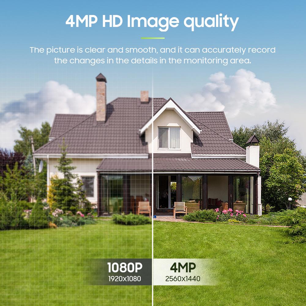 Telecamera di Sorveglianza Solare 4G Wireless da 3MP con Visione Notturna HD e Monitoraggio Remoto Esterno a Basso Consumo