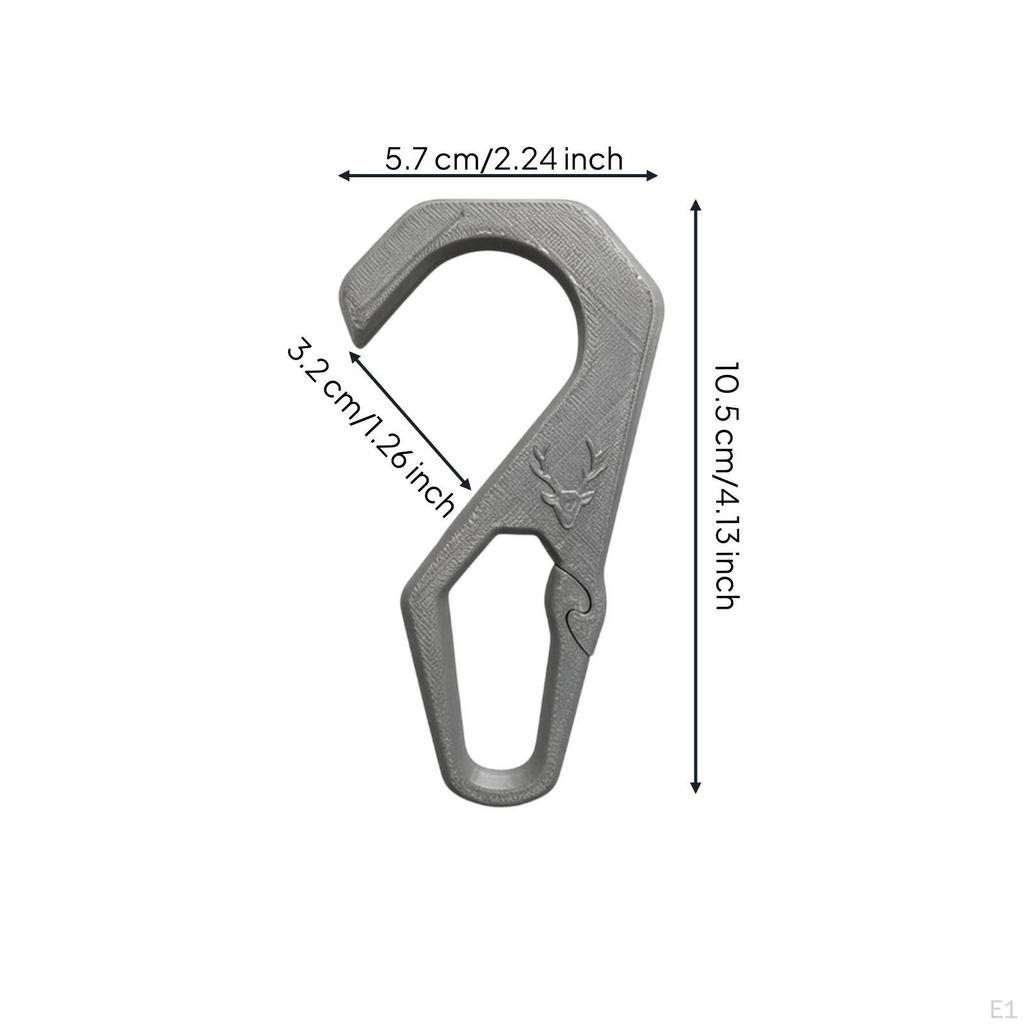 Ladder Hook Compact Bucket Hanger Lightweight with Deer Motif for Painters, Homeowners,