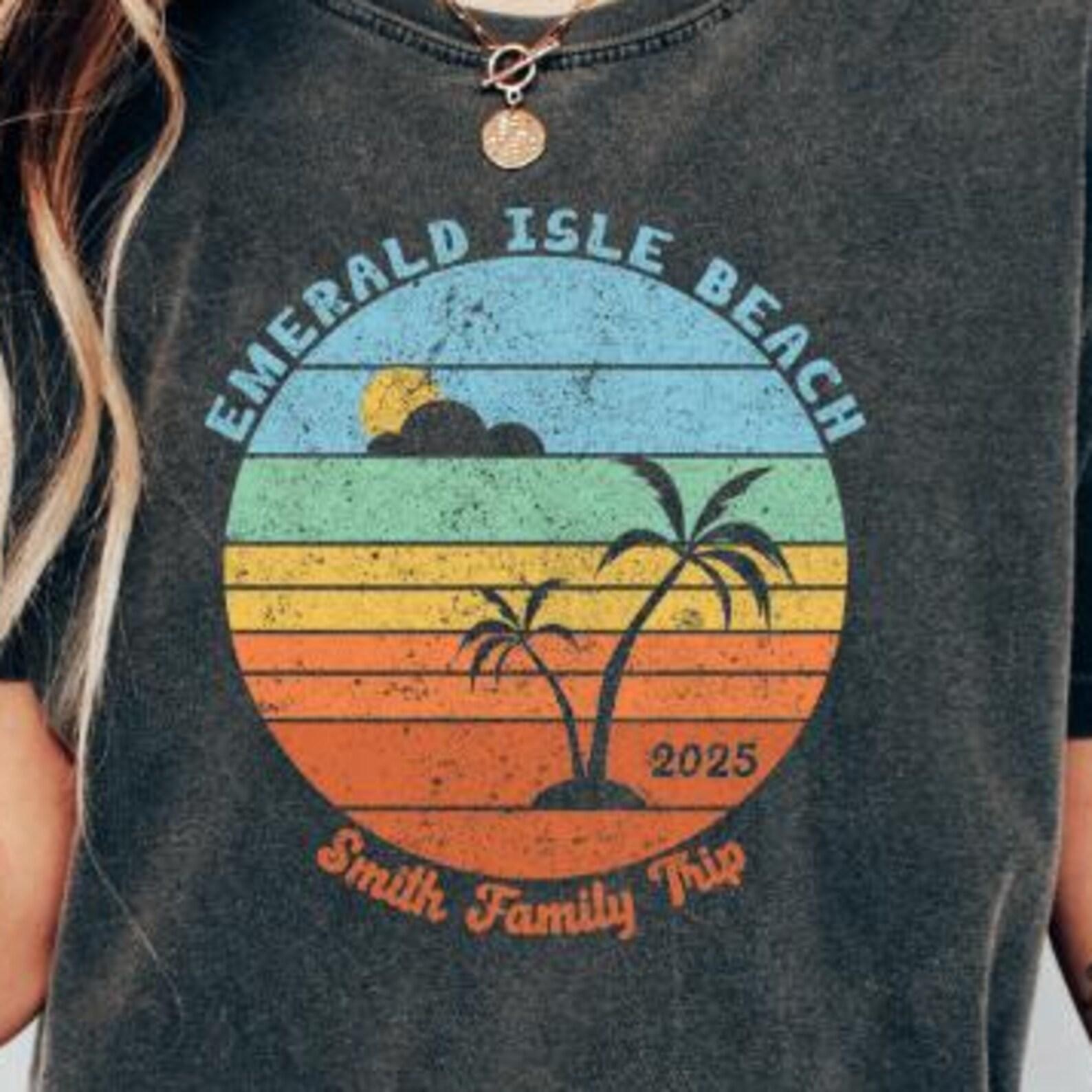 Custom Comfort Colors Beach Trip Tee: Family Vacation T-Shirt S