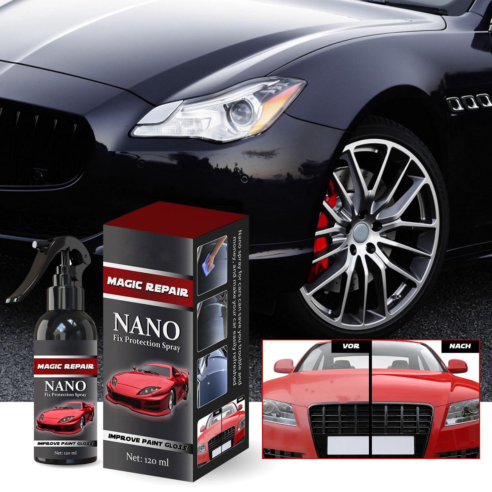 Homonth Car Nano-crystal Coating Agent Car Coating Agent Car Paint Maintenance Crystal Wax Sealing Glaze Paint Spray 120ML One Size