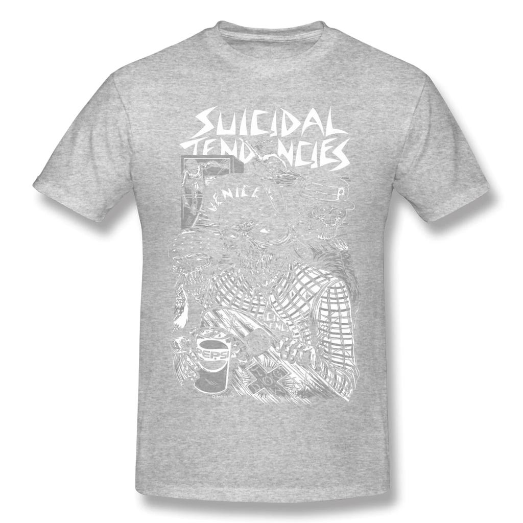 Suicidal Tendencies Potisk Bavlna Vtipná Trička punk Pánská Móda Streetwear