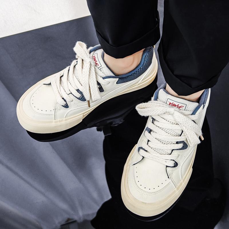 two laces Pro Skate Shoes Great grip Perfect fit Stylish Casual Shoes Vulcanzied Puffy SneakersMens Skateboarding Shoes Fashion