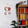 Decorative Christmas Wall Hanging Wooden Art Decoration Item for Home | Office | Living Room | Bedroom (Love-2Penguin)