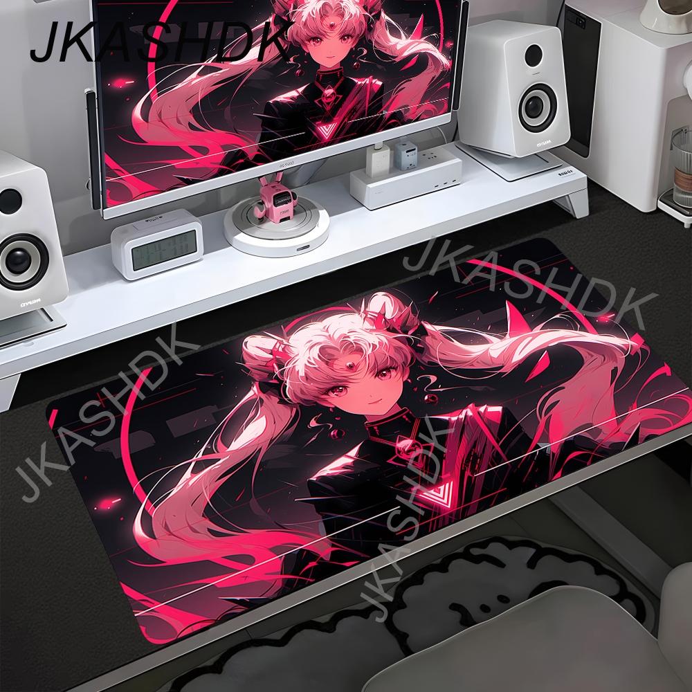 Anime Mouse Pad Deskmat Nonslip Large Keyboard Computer Desk Pad and Coaster for Gamers PC Carpet SSailor Moons Mousepad