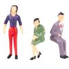 50Pcs Scale Plastic Models 1:32 People Sitting Standing Figures Plastic Gauge Garden Supplies Outdoor Decoration 2025Household