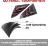 2 Pieces Side Window Deflectors for Honda Civic Sedan 2016-214-door