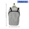 Outdoor Shoulder Strap Mesh Water Bottle Pouches With Double Storage Compartments For Hiking Cycling Small Items Carry