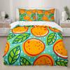 Watermelon Duvet Cover Set Fresh Fruit Pink Green Style Comforter Cover for Boys Girls Women Polyester Bedding Set King Size