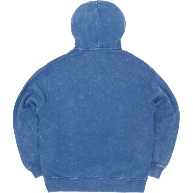 Jordan Logo Print Washed Knit Hoodie Men Hoodie Royal-Blue DR3088-485