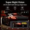 4K Dash Cam 3840*2160P Car DVR Support WIFI GPS Dual Lens Auto Mini Car Camera With Super Night Vision G-Sensor 24H Parking