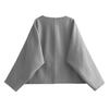 Fall Spring Women Jacket Loose V Neck Pockets Double Button Closure Warm Loose Woolen Coat Mid Length Shopping Commuting Outwear