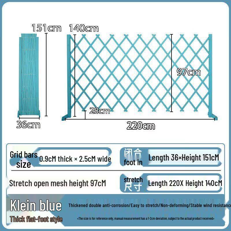 Retractable Anti-Corrosion Wooden Fence