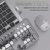 EWEADN V96 Retro Wireless Keyboard & Mouse Combo