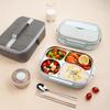 Vierfach unterteilte Lunchbox aus Edelstahl 304