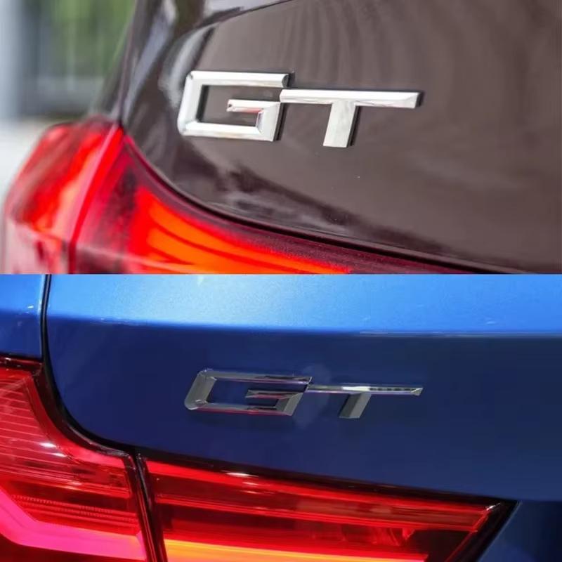 3D ABS GT Car Tail Badge Emblem Sticker Decoration For BMW 3 5 Series F34 F07 6GT G32 Auto Exterior Accessories Modification