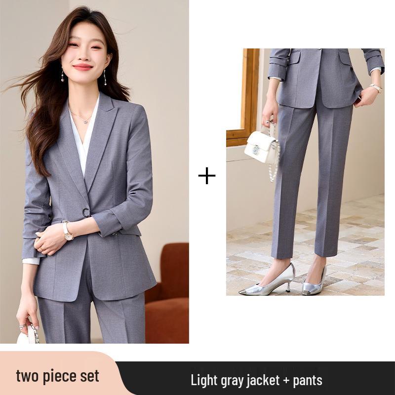 Women's High-End Business Suit Set: Professional Goddess Style Spring Workwear