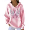 Women's Fashionable Casual Wing-printed Pullover Sporty Long-sleeved Sweatshirt Top