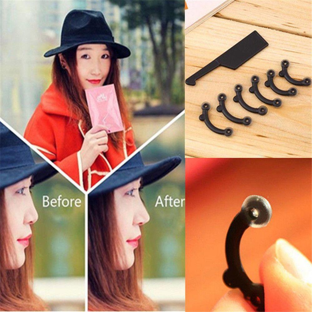 6Pcs/Set Beauty Nose Up Lifting Bridge Shaper Massage Tool No Pain Nariz Shaping Clip Clipper Women Girl Massager 3 Size