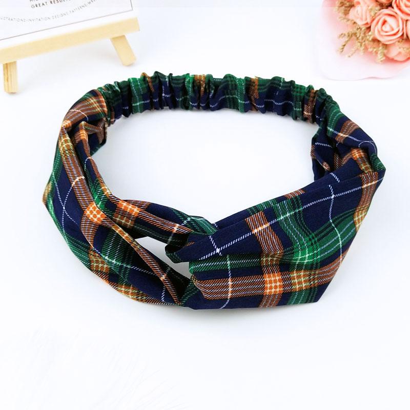 Scrunchies Frau Geknoteter Turban Haaraccessoires für Mädchen Stirnband Turban Elastisches Haarband Kopfwickel Gestreifte Haar-Scrunchies