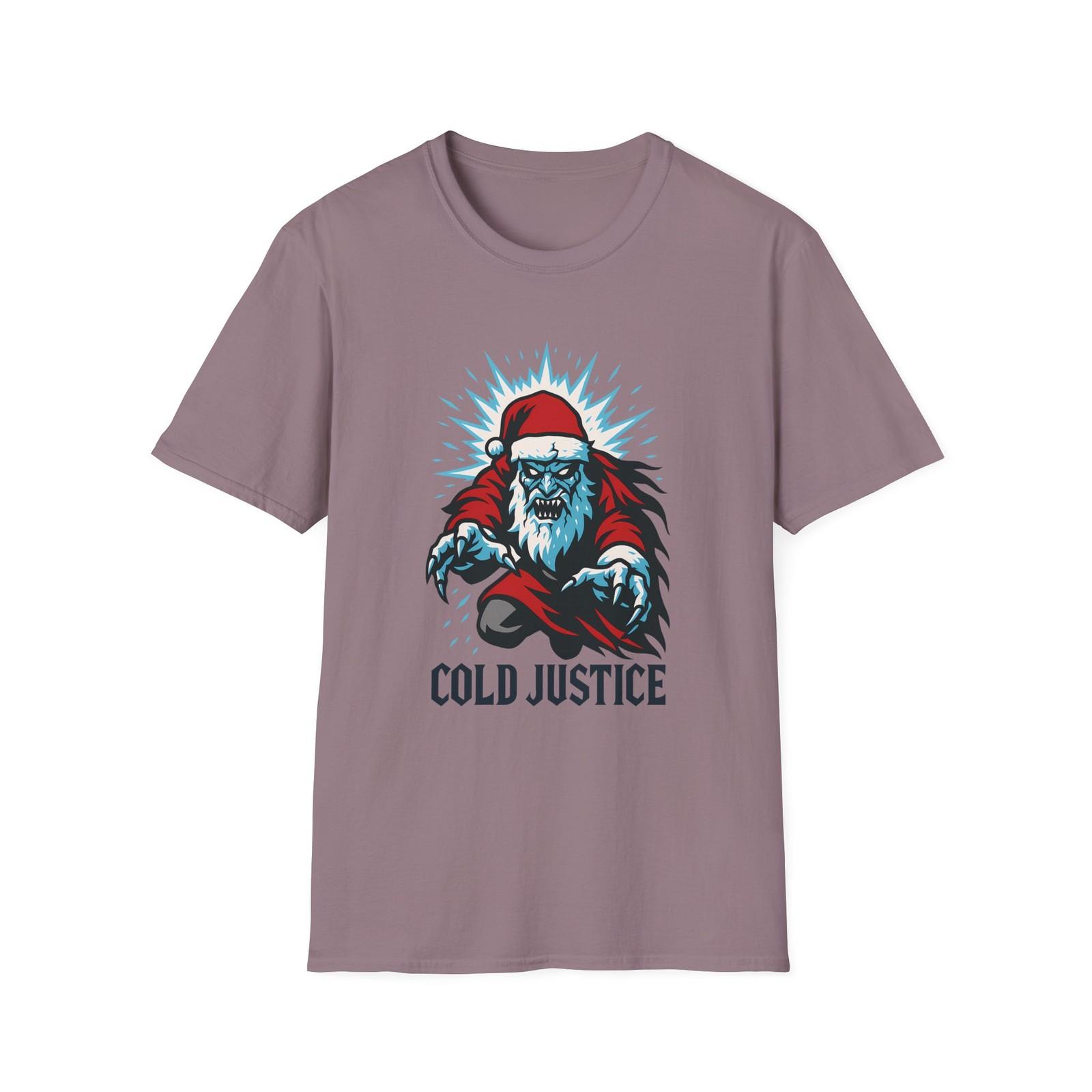 Unisex Softstyle T-Shirt Mens Womens Tees Top Santa Snowstorm Winter Cartoon Cold Christmas 2XL