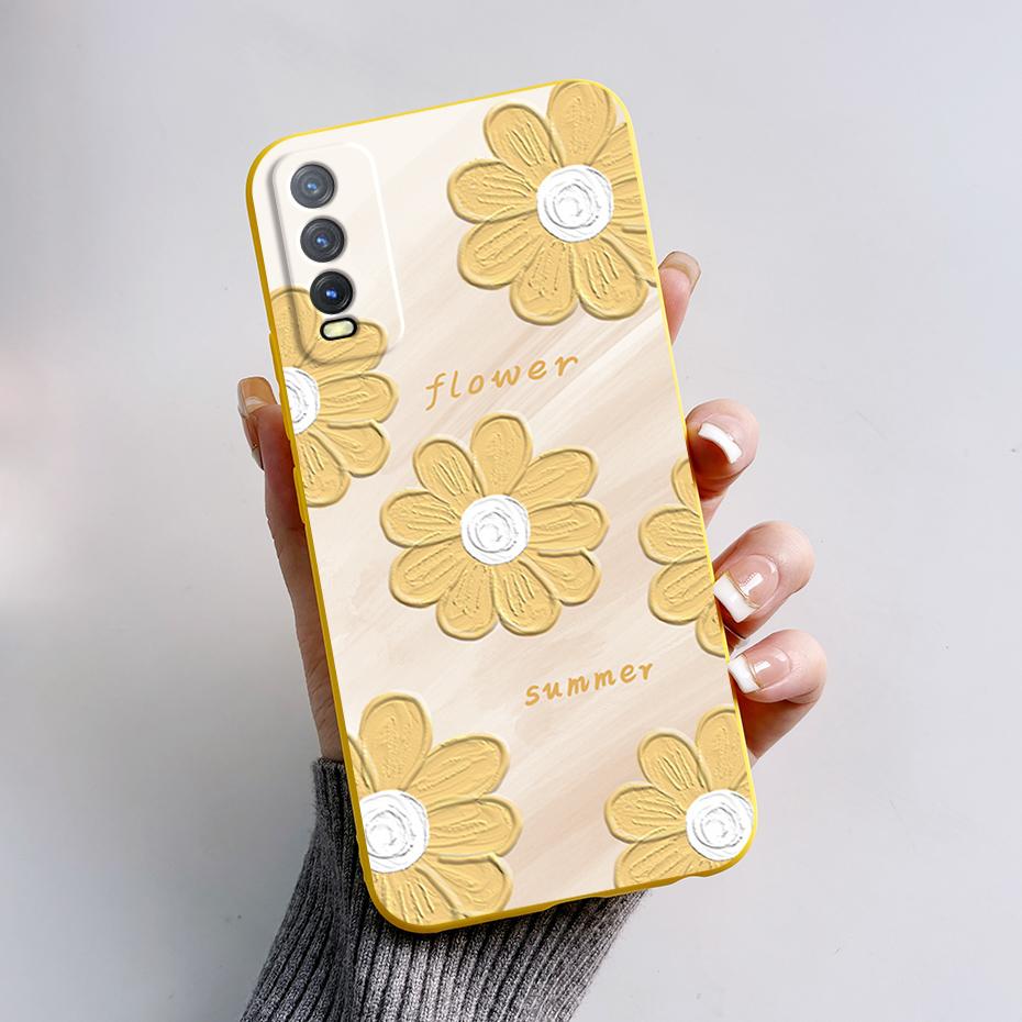 Soft Case For Vivo V2027 Cover Vivo Y11s Y12s Y12a Y20 Y20s Y20i Phone Cases Cute Rabbit Panda Pattern Silicon Capas For Y20 20S