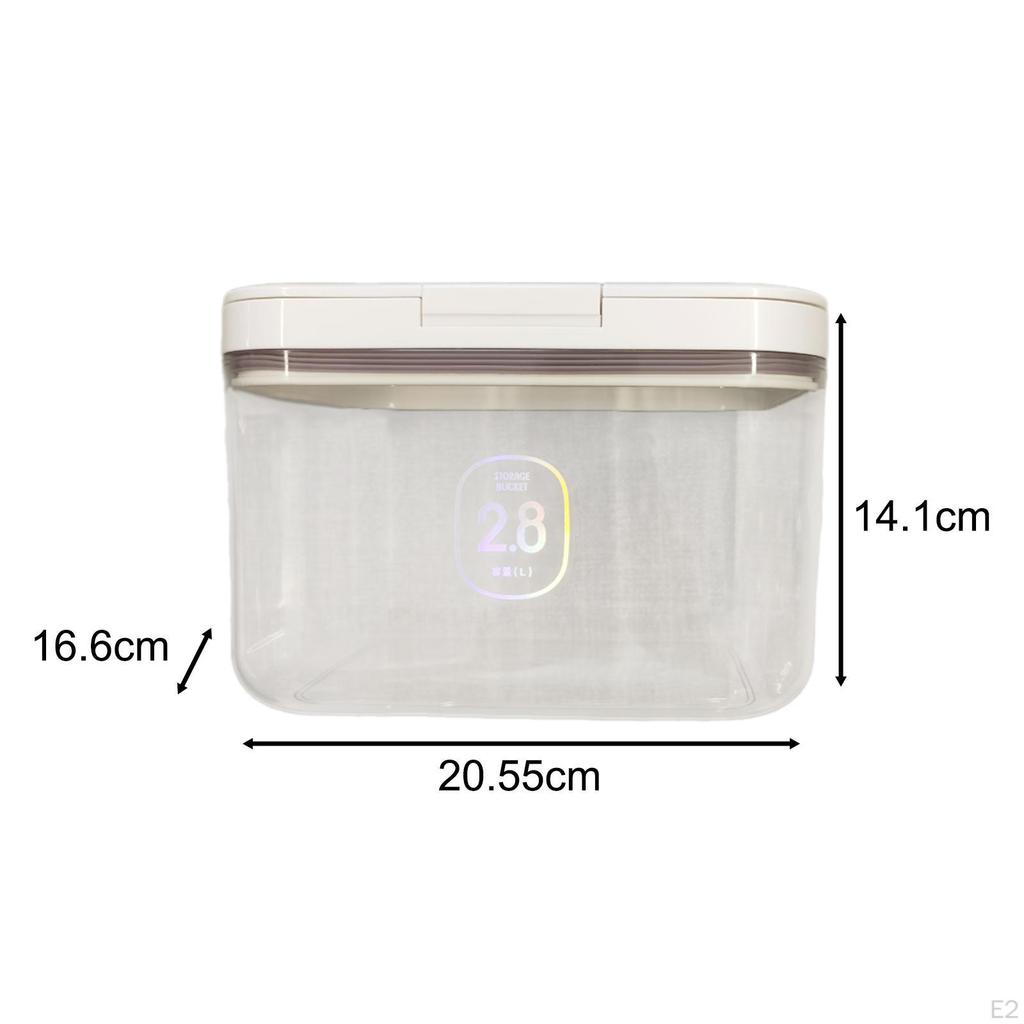 Pet Food Storage Container Leakproof Keep Fresh Bin Cat Box Bucket
