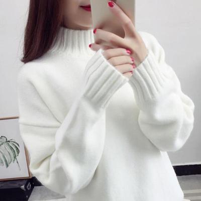Autumn Spring High Quality Women Turtleneck Sweater Women Top Woman Long Sleeve Warm Sweaters Knitted Pullover