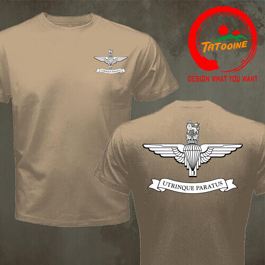 British Army Para Tshirt Uk Military Army Logo Of The Parachute Regiunisext Paratrooper Airborne T Shirt Unisex Plus Size S6xl Shirt